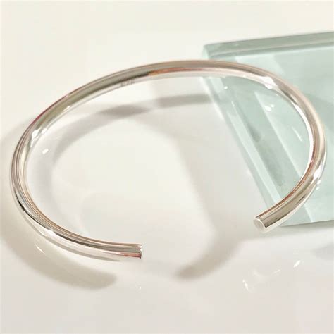 10k Cuff Bangle 14k Cuff Bangle Sterling Silver Bangle Etsy In 2020