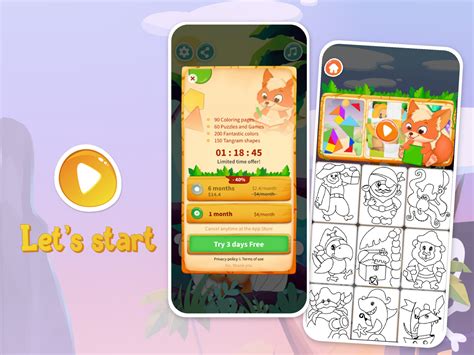 Coloring game for kids by Aleksandra Khorsheva on Dribbble