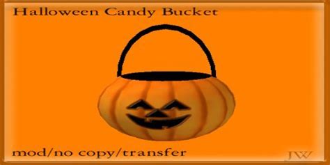 Second Life Marketplace - Halloween Candy Bucket