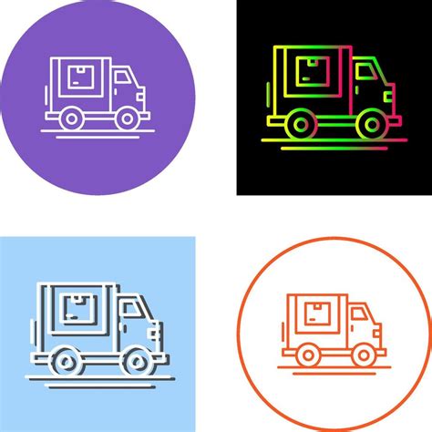 Delivery Truck Icon Design Vector Art At Vecteezy