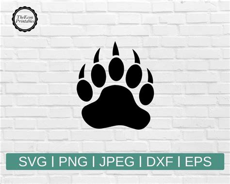 Wolf Paw SVG| Wolf Claw| Wolf Paw Shirt SVG| Paw Stencil| Wolf Paw ...