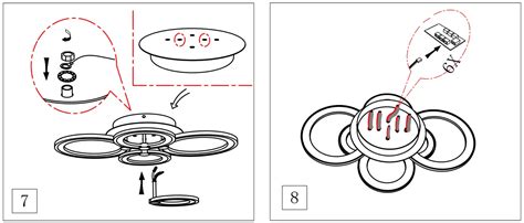 Goeco 20041102 Modern LED Ceiling Light Instruction Manual