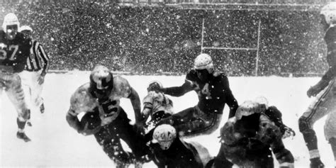 The NFL's Bizarre 'Blizzard Bowl' and the Star Who Nearly Missed It ...