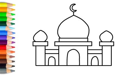 237 Gambar Masjid Sketsa Images - MyWeb