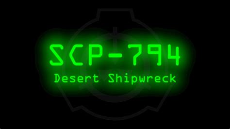 Scp Desert Shipwreck Youtube