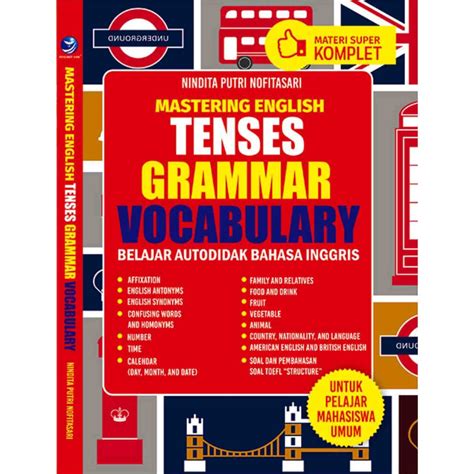 Jual Buku Mastering English Tenses Grammar Vocabulary Belajar