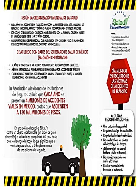 Infografía Accidentes De Tránsito