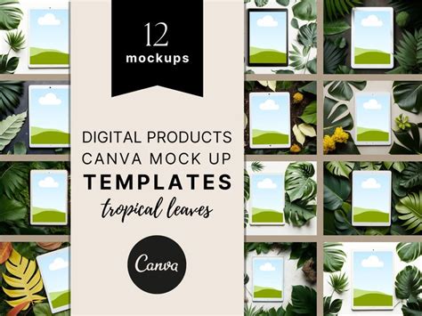 Etsy Listing Mock Up Templates Styled Digital Product Mock Up