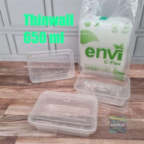 Jual Thinwall 650ml Box Kotak Plastik Kotak Plastik Plastik Container