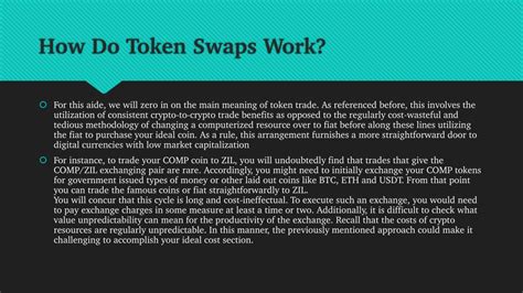 Ppt The Beginners Guide To Token Swaps Powerpoint Presentation Free