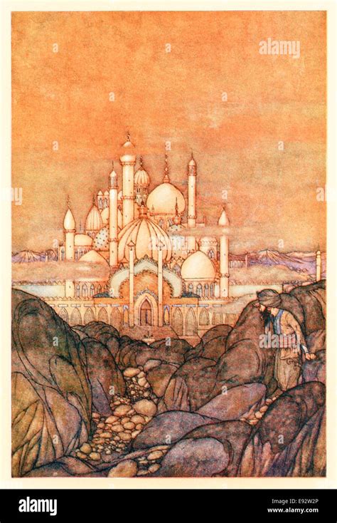 Edmund Dulac Illustration From Stories From The Arabian Nights See