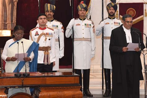 Justice Sanjiv Khanna Sworn In As St Chief Justice Of India