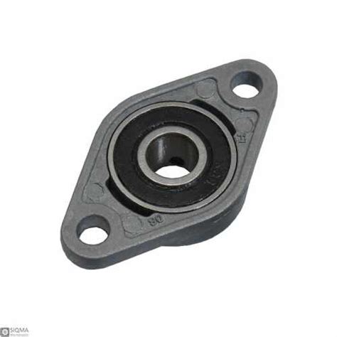 5 PCS 8mm Zinc Alloy Flange Pillow Block Bearing KFL08