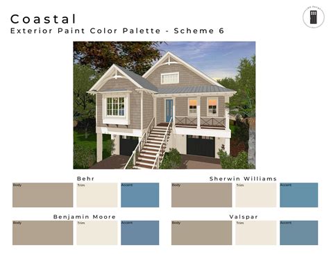 Coastal Exterior House Color Drawings How To Choose The Right Exterior