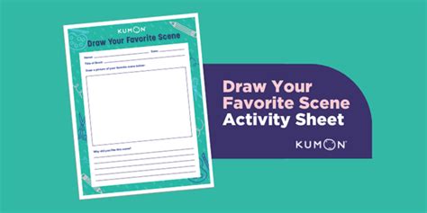 Draw Your Favorite Scene Activity Sheet Student Resources