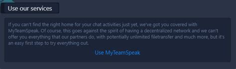 Ts Setup Chat Not Working Teamspeak Client Teamspeak