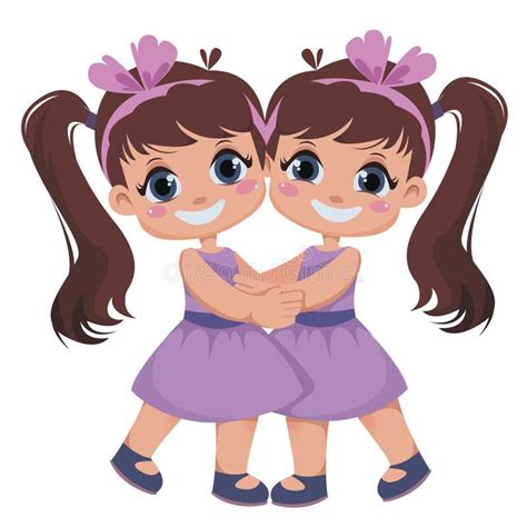 Two Girls Cartoon Stock Illustrations 4512 Two Girls Cartoon Stock