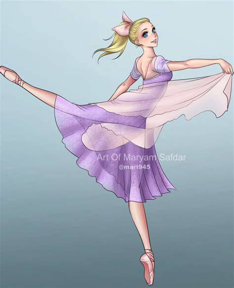 Ballerina By Mari945 Anime Art Girl Beautiful Drawings Cartoon Drawings