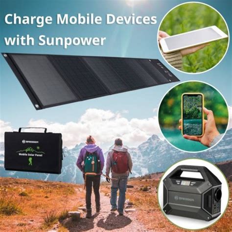 Comprar Panel Solar Port Til Bresser De W Con Salida Usb Y Dc Online