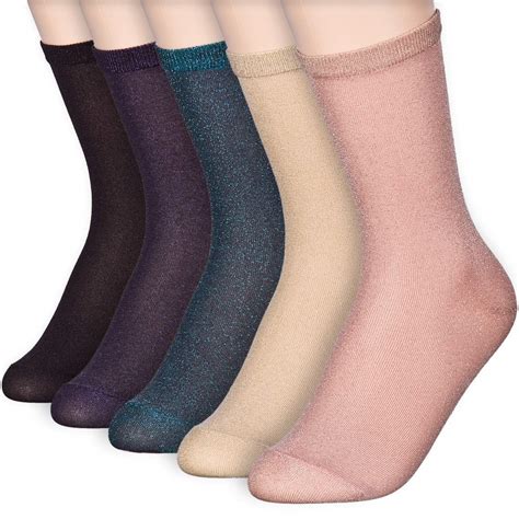 Danis Choice Shimmer Socks 5 Pair Pack