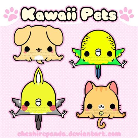 Kawaii Pets Remake 1 By Cheshirepanda On Deviantart Cute