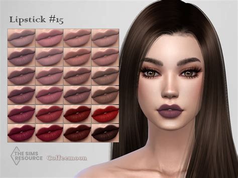 The Sims Resource Lipstick N15 The Sims Sims 4 Cas Sims Cc Sims 4