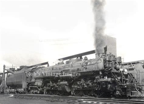 Baltimore Ohio B O Railroad Steam Locomotive Photo Yellowstone