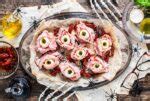 Halloween Antipasto Eyeballs Appetizer Xoxobella