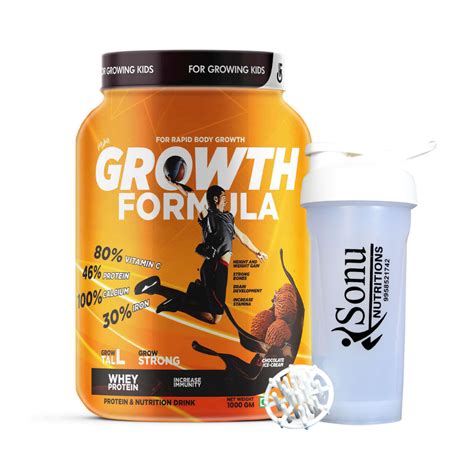 Mikis Growth Formula 1Kg Chocolate Ice Cream Flavour - Sonu Nutritions