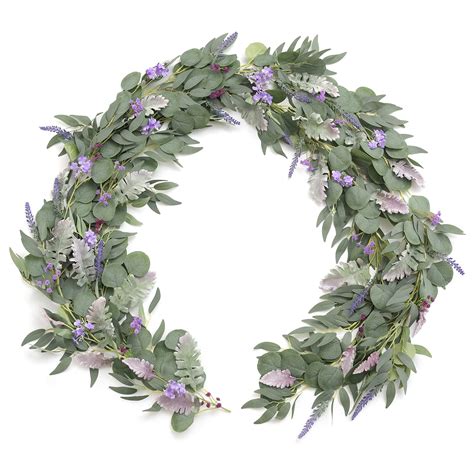 Ling S Moment Eucalyptus Flower Greenery Garland With Willow Leaves