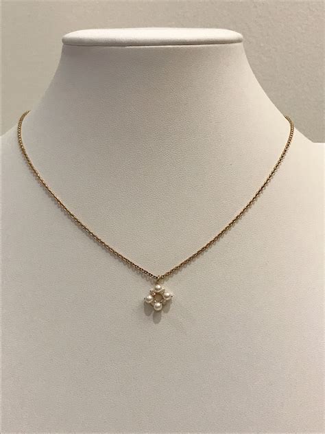 Banana Republic Gold Tone Necklace Cubic Zirconia Etsy