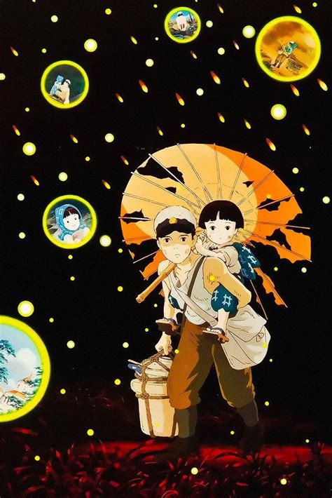 Grave Of The Fireflies Animation Poster | Grave of the fireflies ...