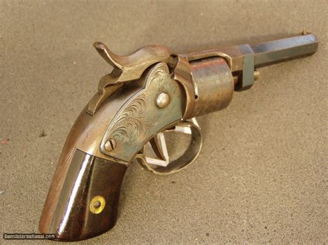 Massachusetts Arms Co Maynard Primed Pocket Revolver Engraved