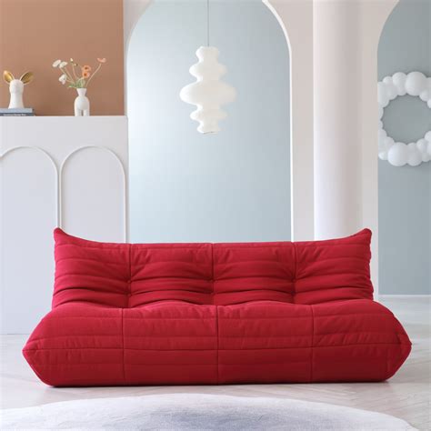 Magic Home Modern Togo Sofa Lazy Sofa Floor Sofa Foam Sofa Bean Bag