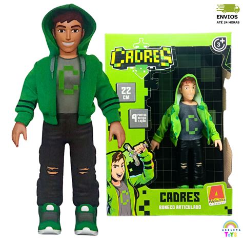 Boneco Do Cadres - Boneco Cadres 22 cm Vinil Articulado Original Com Botas e casaco ...