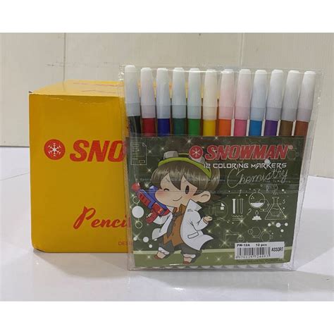 Spidol Kecil Snowman Warna Pw A Shopee Indonesia