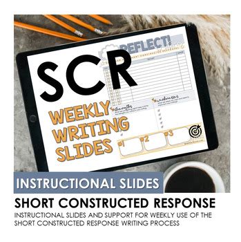 SCR Short Constructed Response Writing Instructional Slides TPT