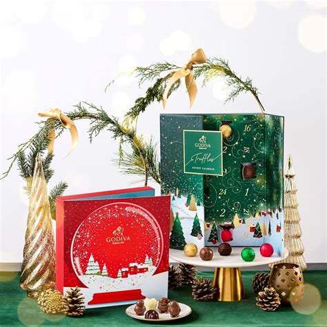 Buy Godiva Chocolatier Holiday Truffles Advent Calendar Assorted