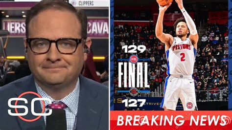 WOJ BREAKING Pistons Snap NBA Record Tying 28 Game Losing Streak With