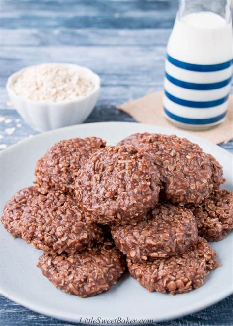 No Bake Cookies With Coconut Little Sweet Baker