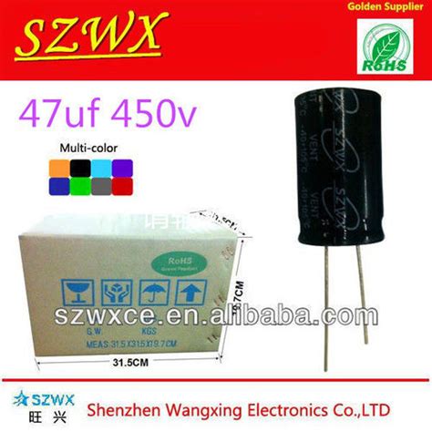 Passive Components 47uf 450v 18x25 Electrolytic Capacitor At Best Price In Shenzhen Shenzhen