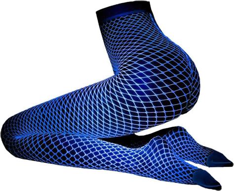 GEKUPEM Luminous Fishnet Stockings For Women Sex Mesh Pantyhose Stockings Hollow Shiny Tights