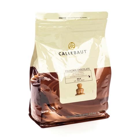 Callebaut Fountain Milk Chocolate Callets 25 Kg Bulk Mart