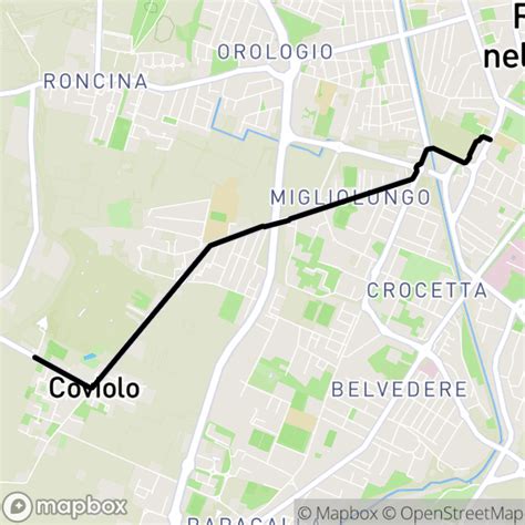 Reggio Emilia Parcheggio Cecati Coviolo Mappa Percorso Ciclabile