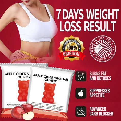 Goli Apple Cider Vinegar Gummies Natural Detox Weight Management