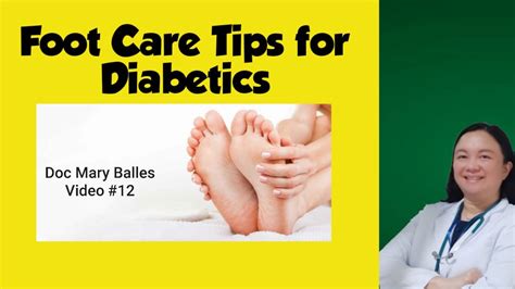 Foot Care Tips For Diabetics Avoid Amputation Youtube