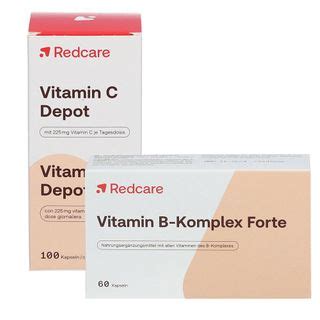 Redcare Vitamin C Depot RedCare Vitamin B Komplex Forte 100 60 St