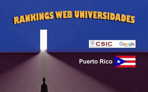 Ranking Web Universidades de Puerto Rico Revista NUVE