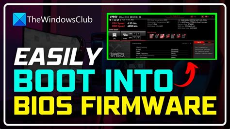 How To Boot Windows Computer Into UEFI Or BIOS Firmware Access UEFI