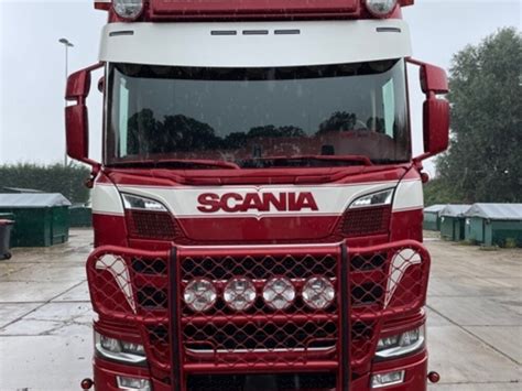 Tekno Scania Next Gen R580 Rigid Truck With Trailer Zamac Opentop C